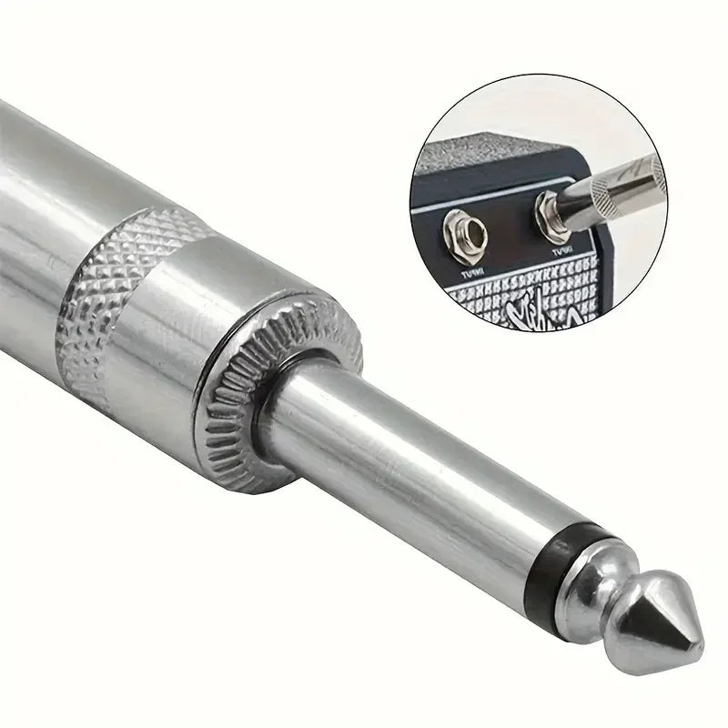 Porte-clés original en forme de prise de guitare (Décoration murale unique pour les mélomanes)