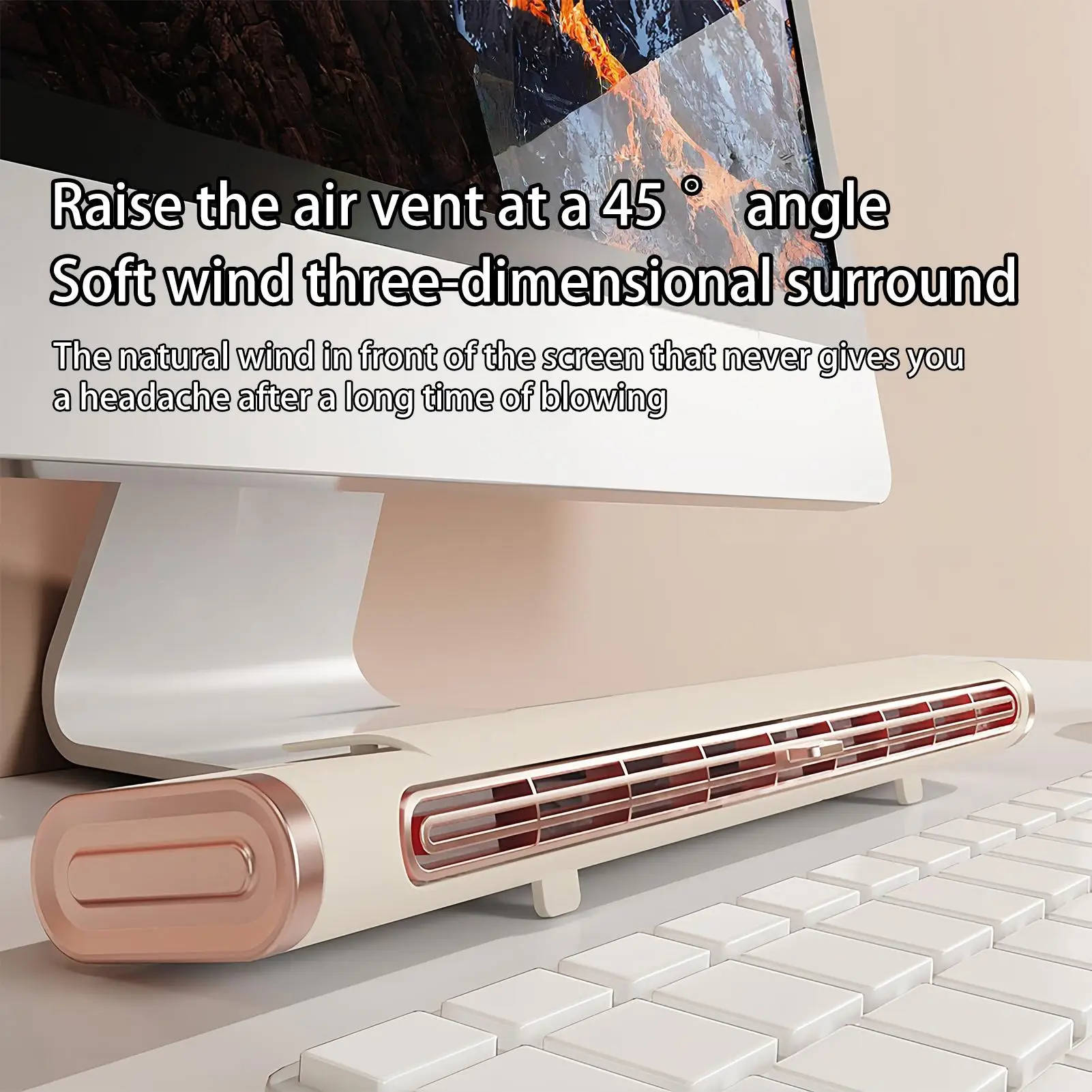Bladeless Tower Fan Quiet Air Circulator for Home & Office