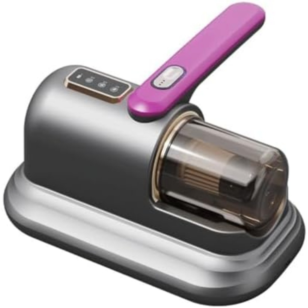 Cordless Mite Vacuum Cleaner with UV Light & Display – 3 Colors