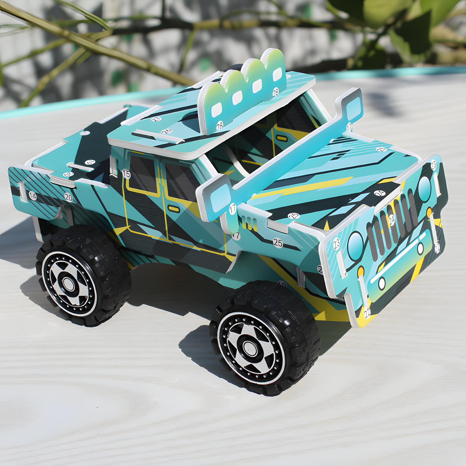 DIY STEM Vehicle Kit for Kids Build-Your-Own Car Set