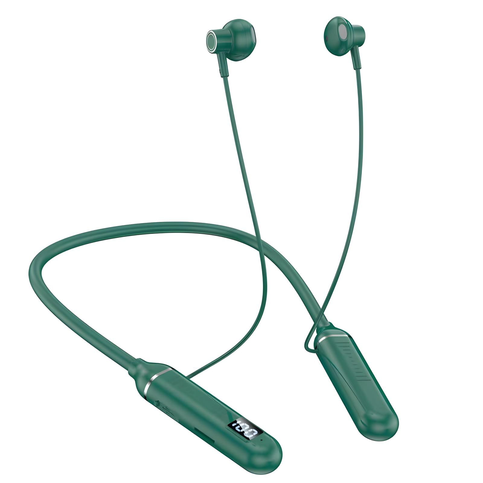 Wireless Neckband Earphones Bluetooth with Display