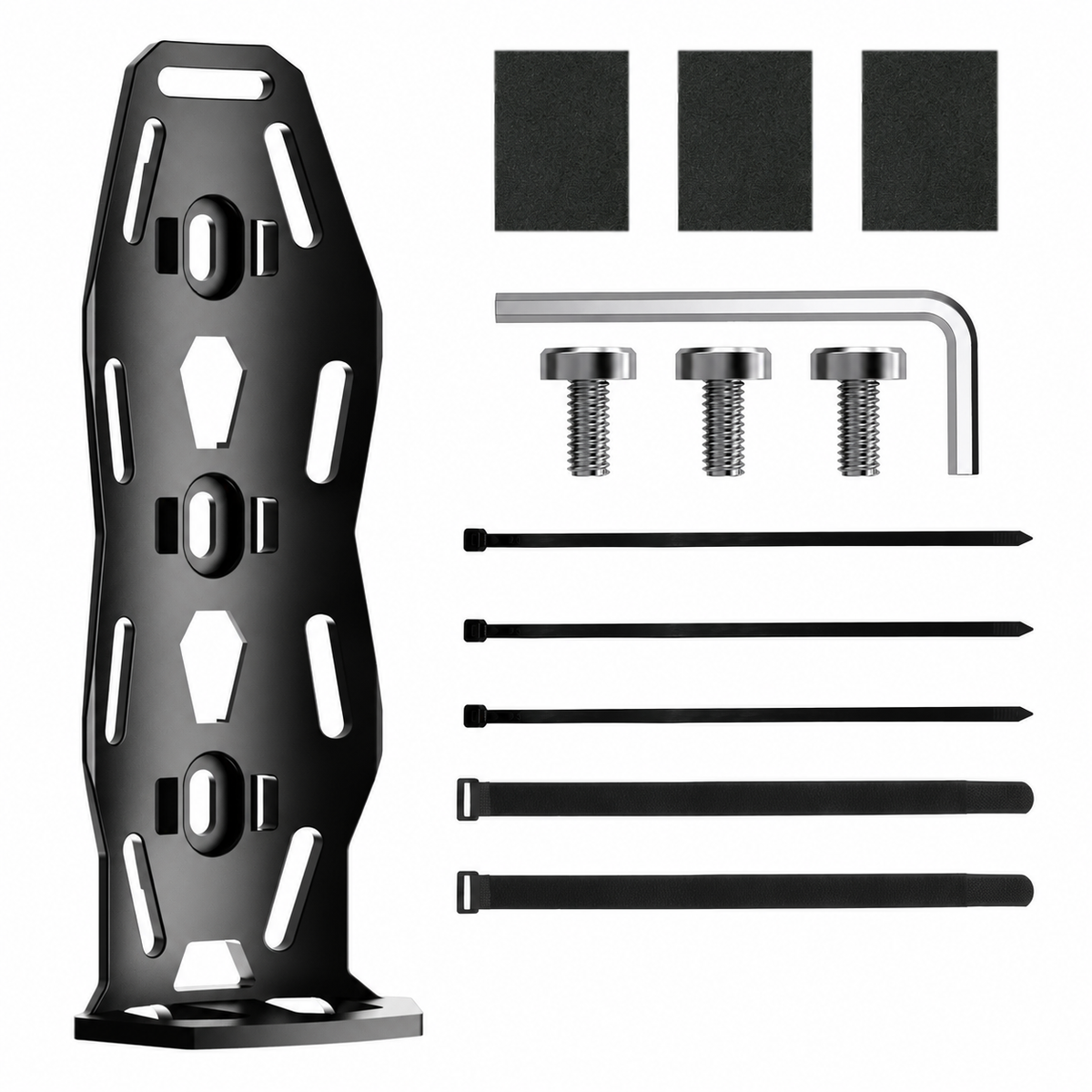 5L Bicycle Fork Bag with Roll-Top Closure and Mounting Holder