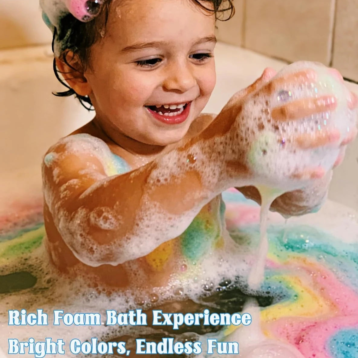 Kids Bath Bombs Gift Set with Surprise Ocean Toys Inside
