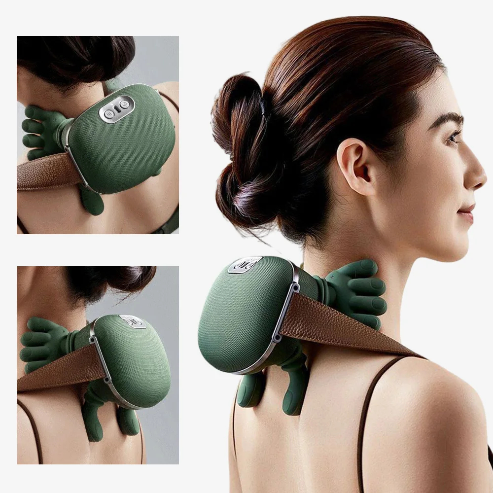 Bionic Hand Neck & Shoulder Massager with Heat 3 Speeds