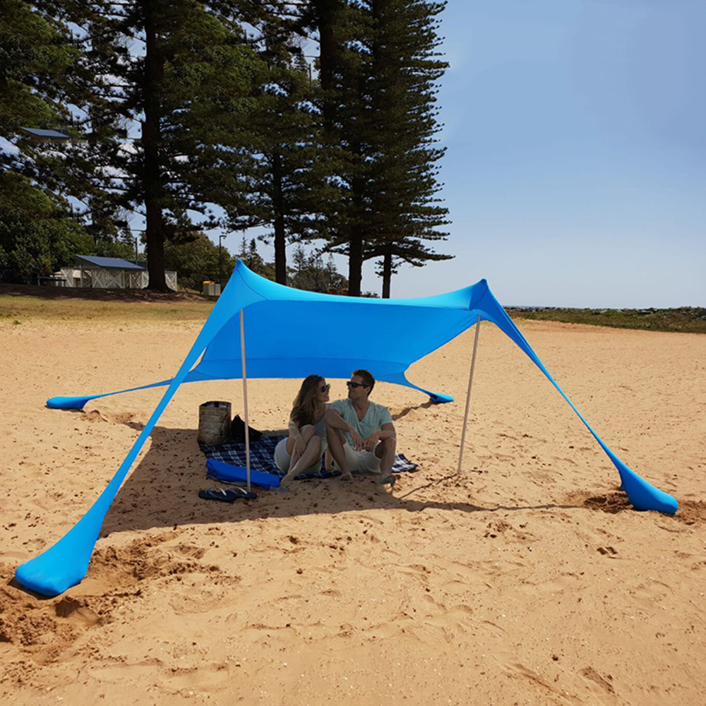 Beach Shade Canopy with Carry Bag 4 Colors 3 Sizes