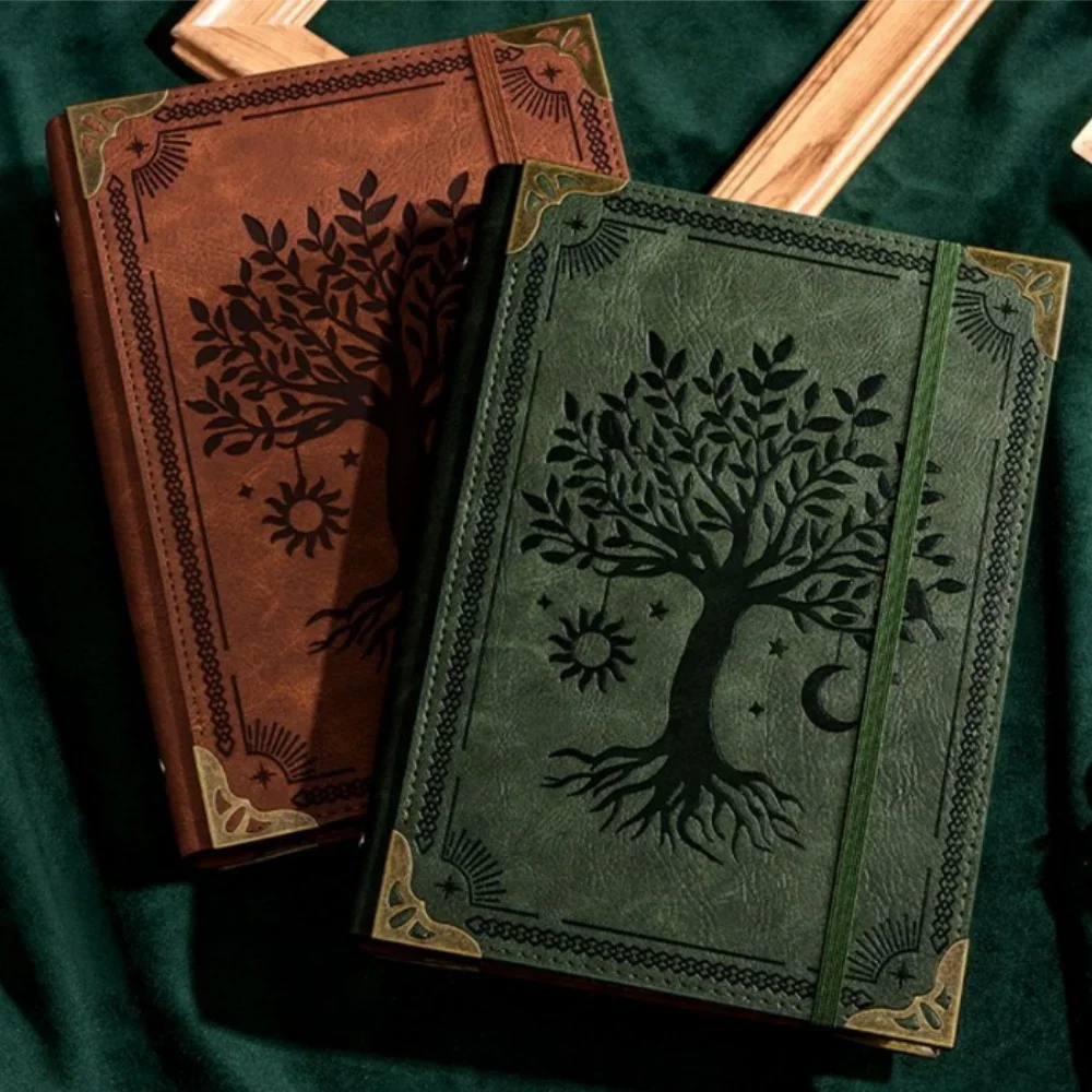 Refillable Vintage Notebook for Journaling and Daily Notes