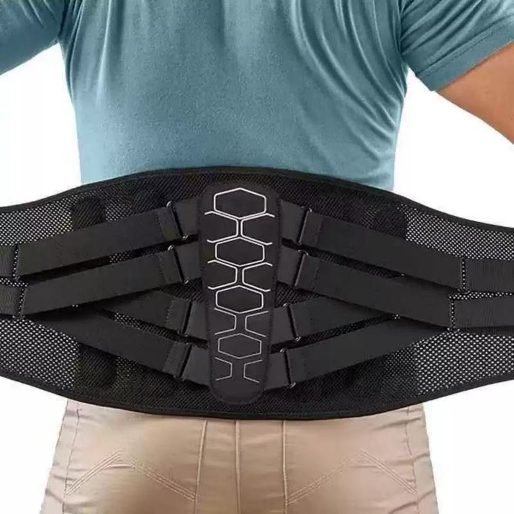 Adjustable Weightlifting Belt S-XXL Black/White Black/Green
