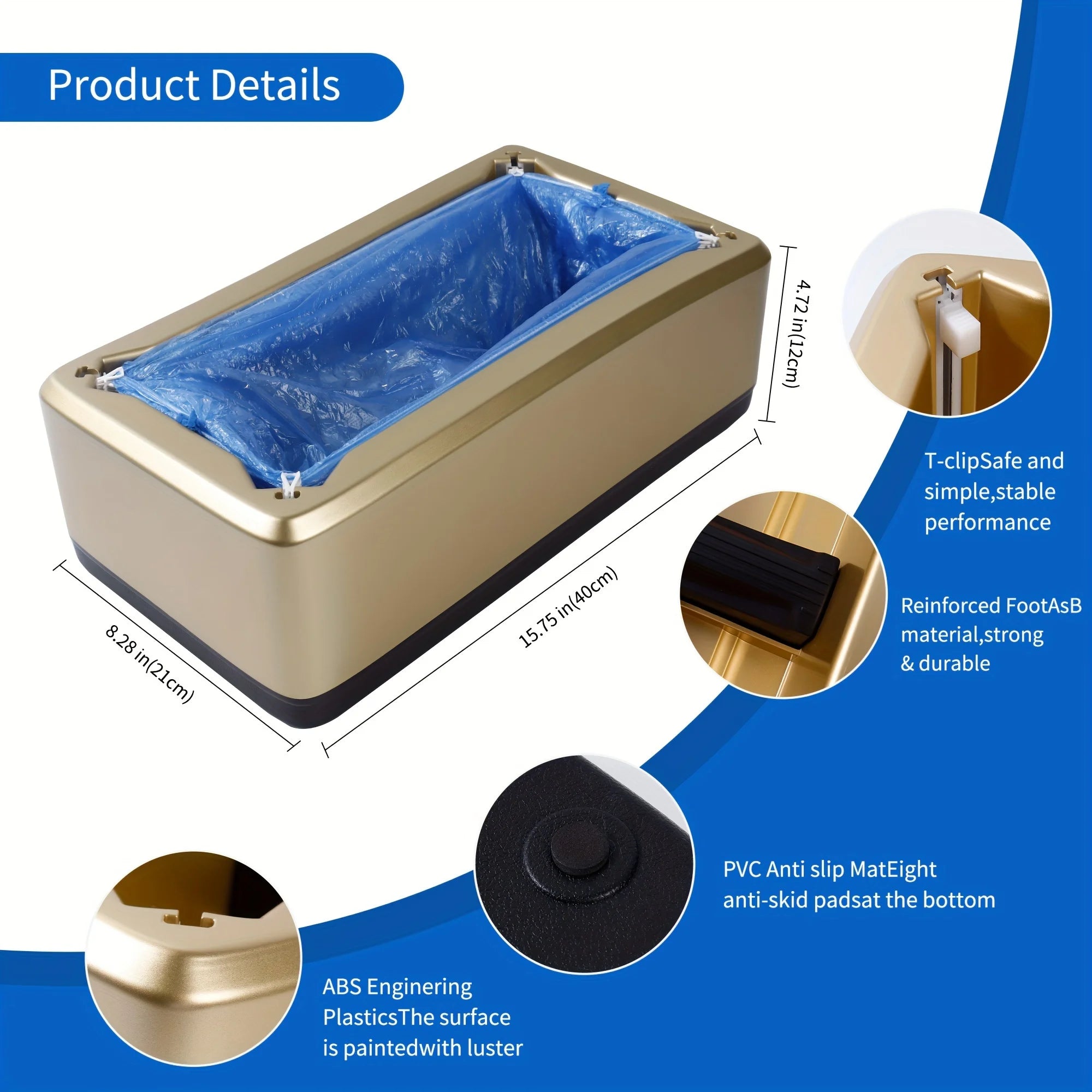 Automatic Shoe Cover Dispenser – Hands-Free | No Electricity