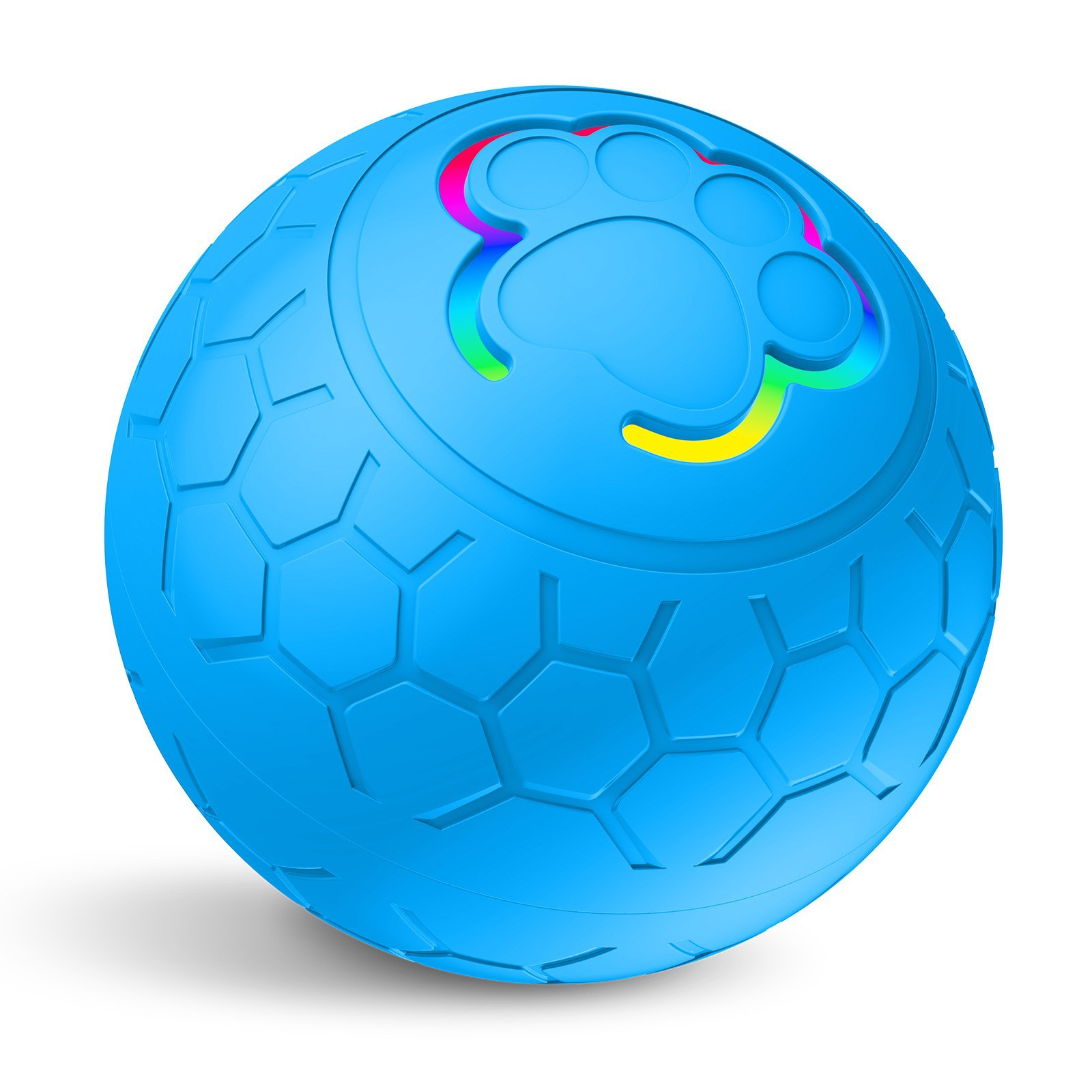 Smart Self-Rolling Dog Ball with RGB Light USB-C Rechargeable
