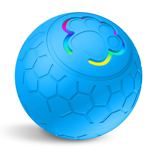 Smart Self-Rolling Dog Ball with RGB Light USB-C Rechargeable