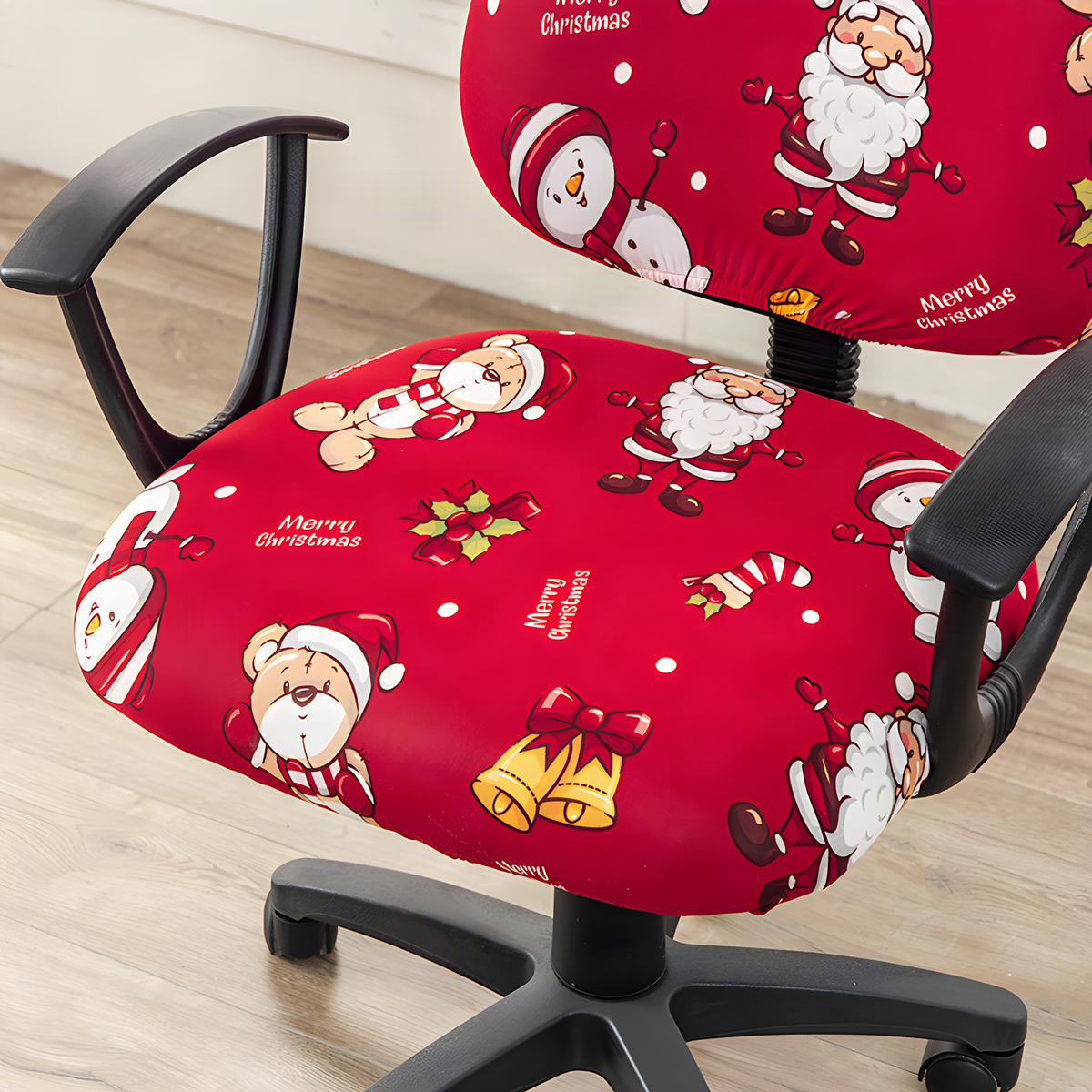 Two-Piece Stretch Office Chair Cover for Separate Seat and Back