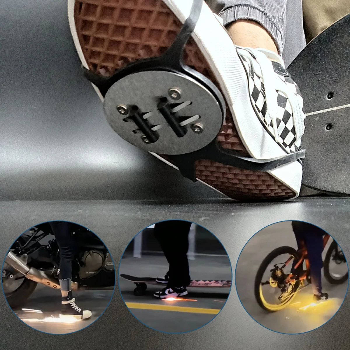 Shoe-Mounted Spark Effect Holder and Replacement Fittings
