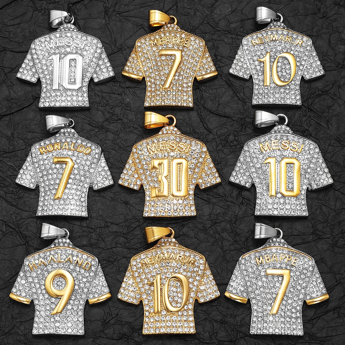 Soccer Jersey Pendant Necklace – Titanium Steel Fan Gift