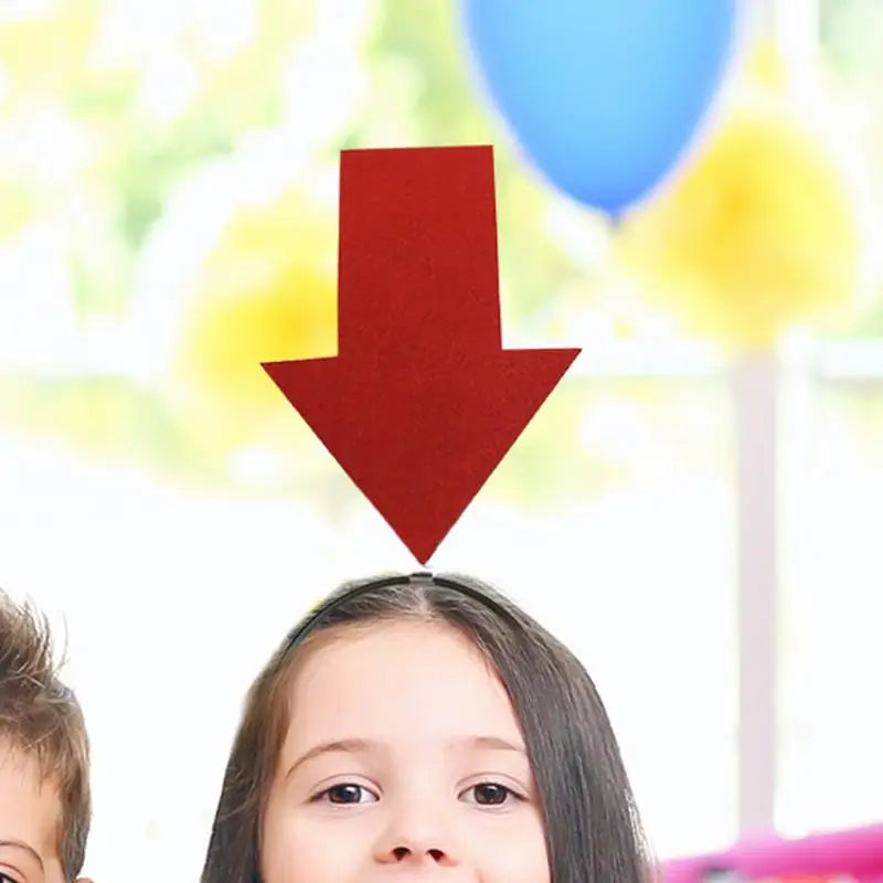 Funny Arrow Headband Party Accessory with Detachable Symbols