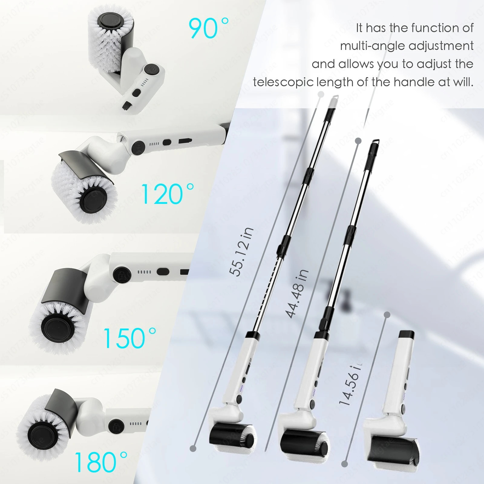Electric Roller Cleaning Brush – Spin Scrubber for Home