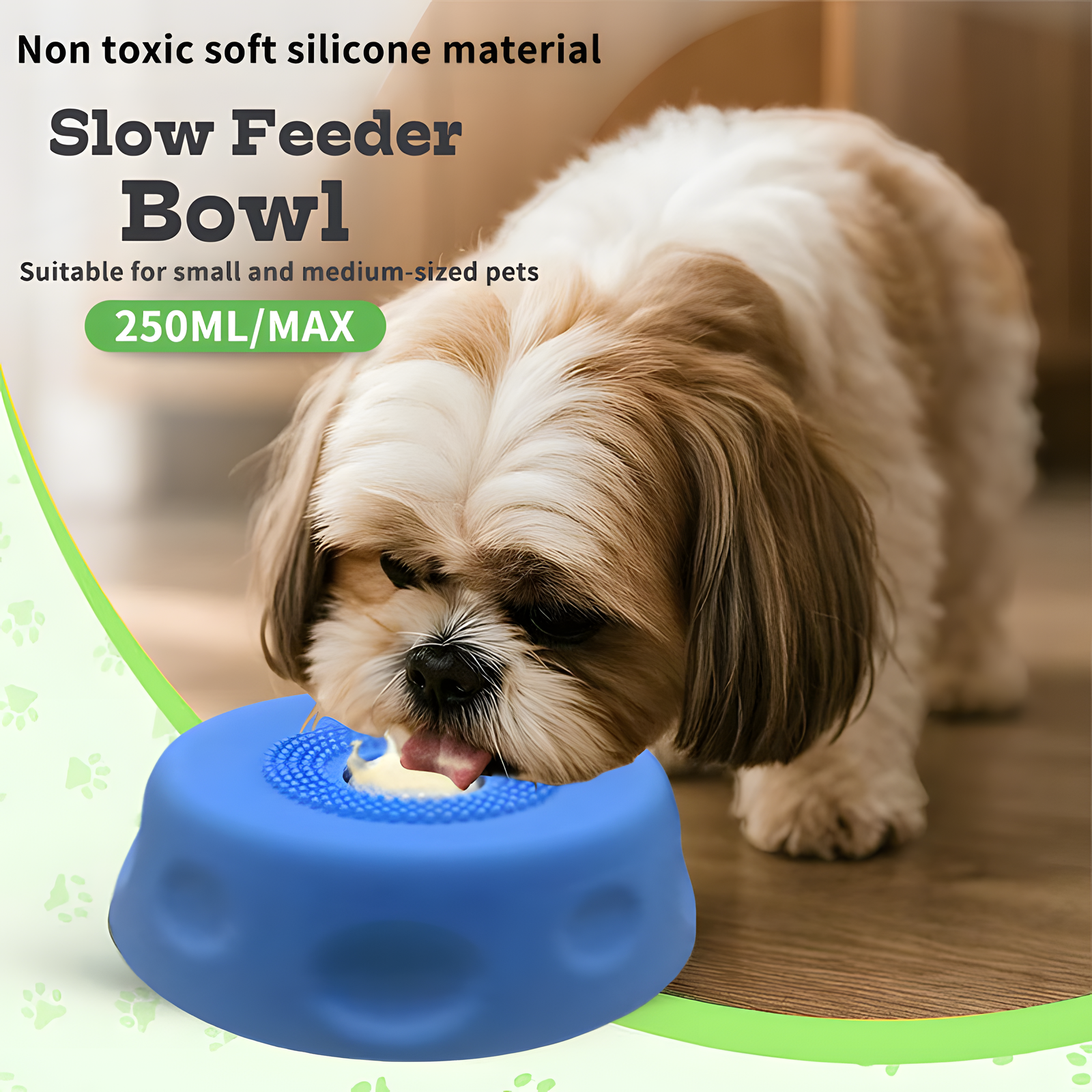 Slow Feeder Pet Bowl for Dogs & Cats – Anti-Gulping Design