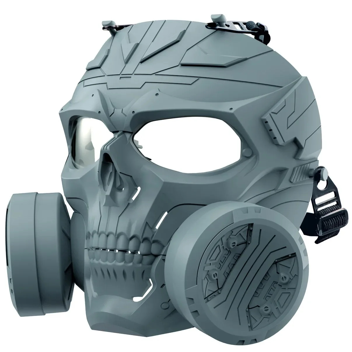 Tactical Skull Full Face Mask with Dual Cooling Fans