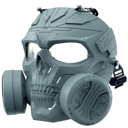 Tactical Skull Full Face Mask with Dual Cooling Fans