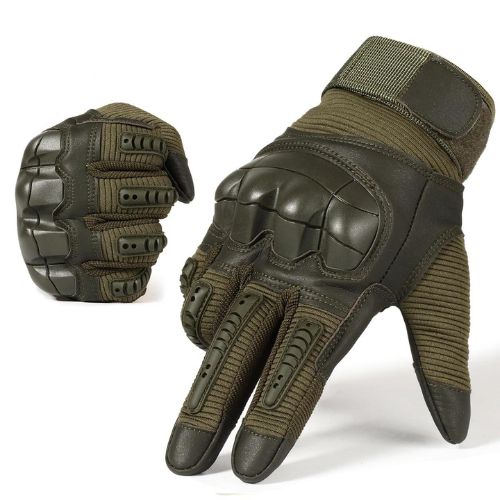 Heavy-Duty Tactical Gloves - Reinforced Knuckle & Anti-Slip