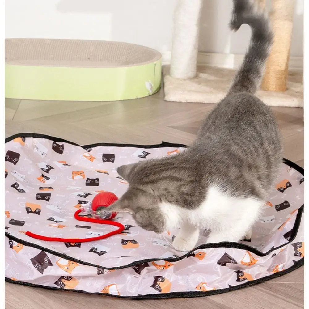 Interactive Cat Hunting Mat for Enrichment and Supervised Play