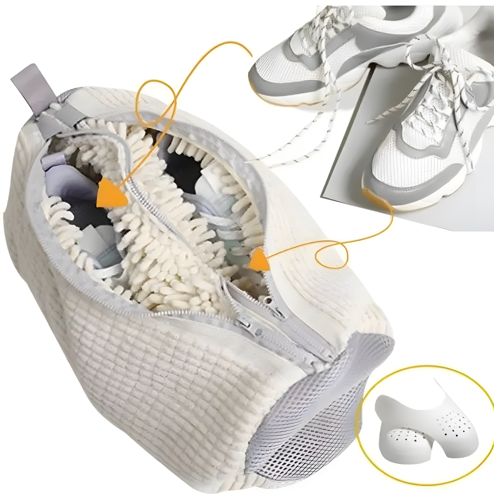 Shoe Washing Bag Machine-Safe Protective Laundry Bag 3 Styles