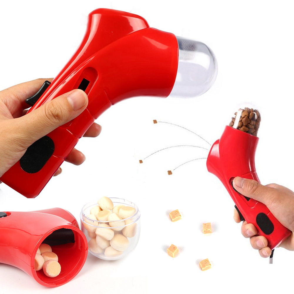 Curved Dog Treat Launcher Interactive Fetch Toy – 4 Colors
