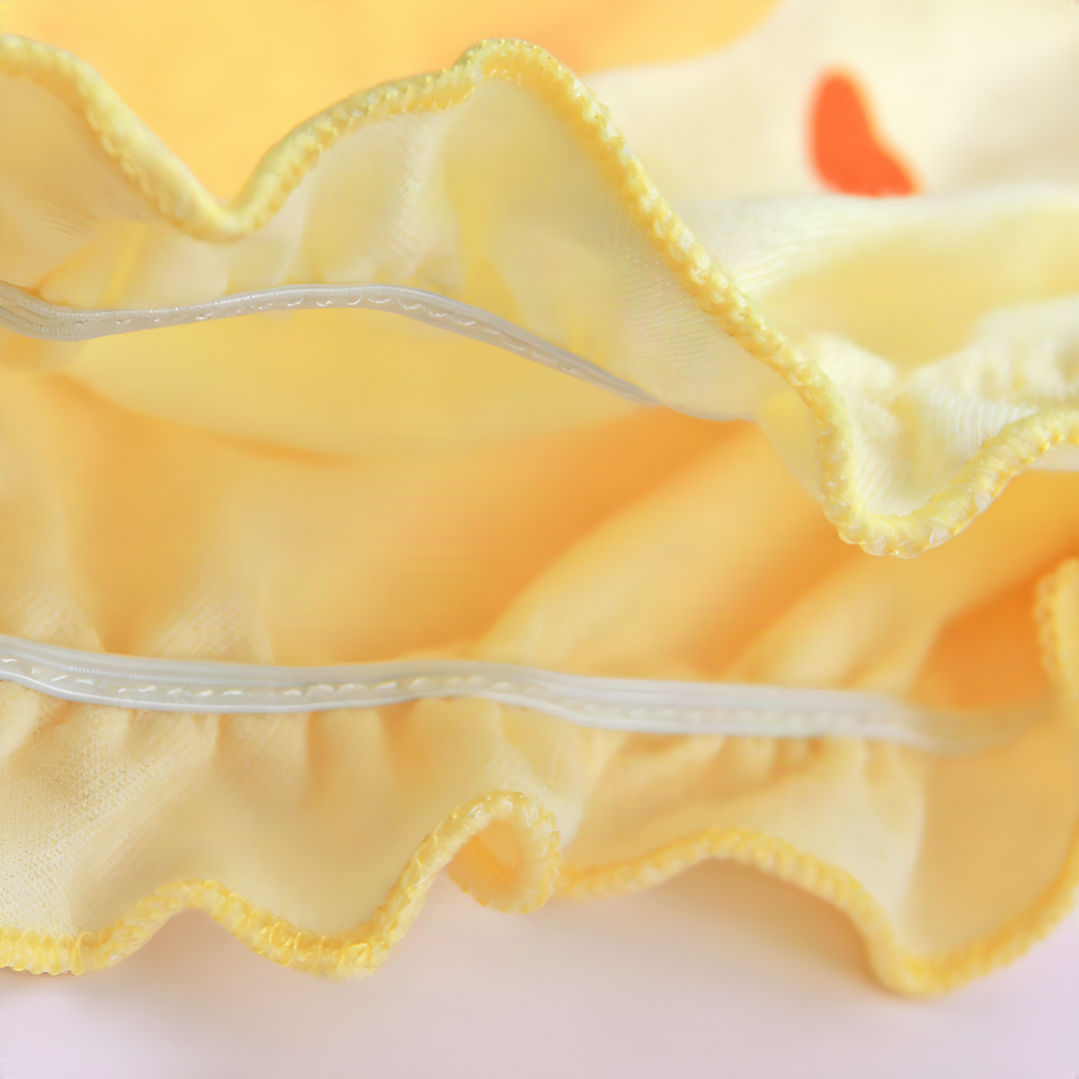 Ruffled Cotton Baby Bloomers with Gathered Waist in Four Prints