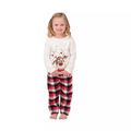 Matching Reindeer Family Christmas Pajama Set, Red Plaid