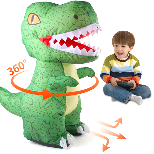 Inflatable Remote Control Dinosaur Toy for Kids RC Dino