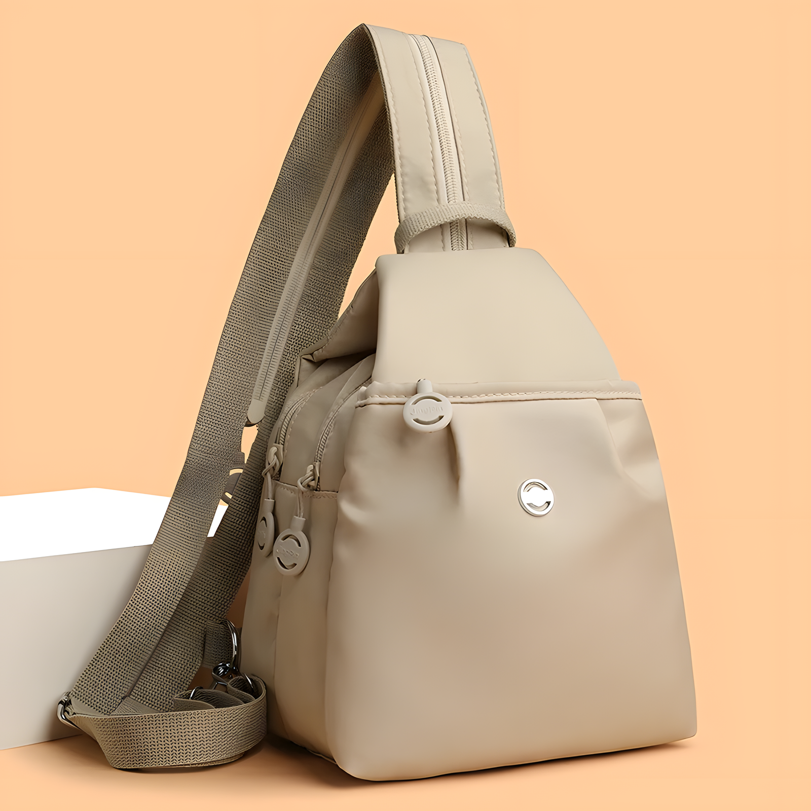 Anti-Theft Sling Backpack – Compact Crossbody Travel Bag