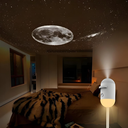 USB Star Projector with Interchangeable Space Slide Discs