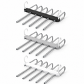 Space-Saving Folding Multi-Layer Trouser Hanger for Closets