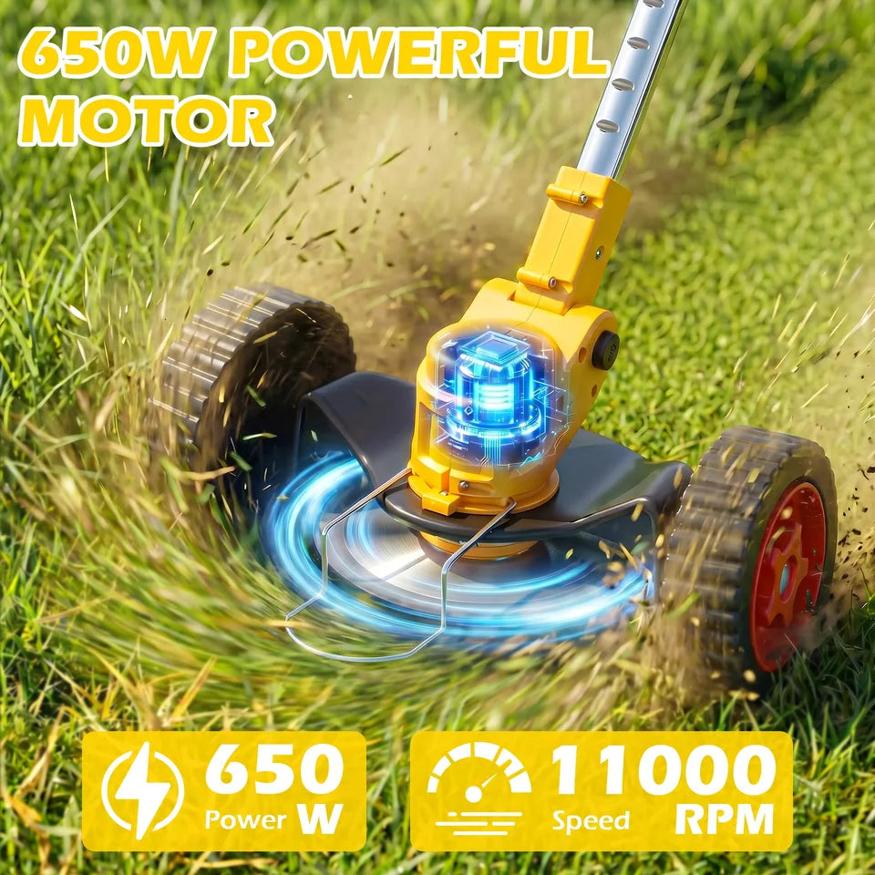 5-in-1 Cordless Weed Trimmer 200W 21V Telescoping Shaft