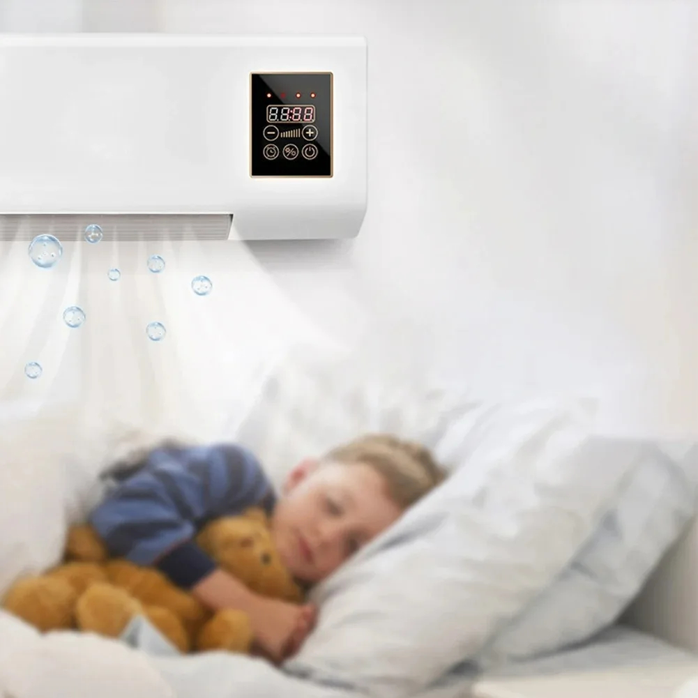 Wall Mounted Heater & Cooling Fan with Remote Control