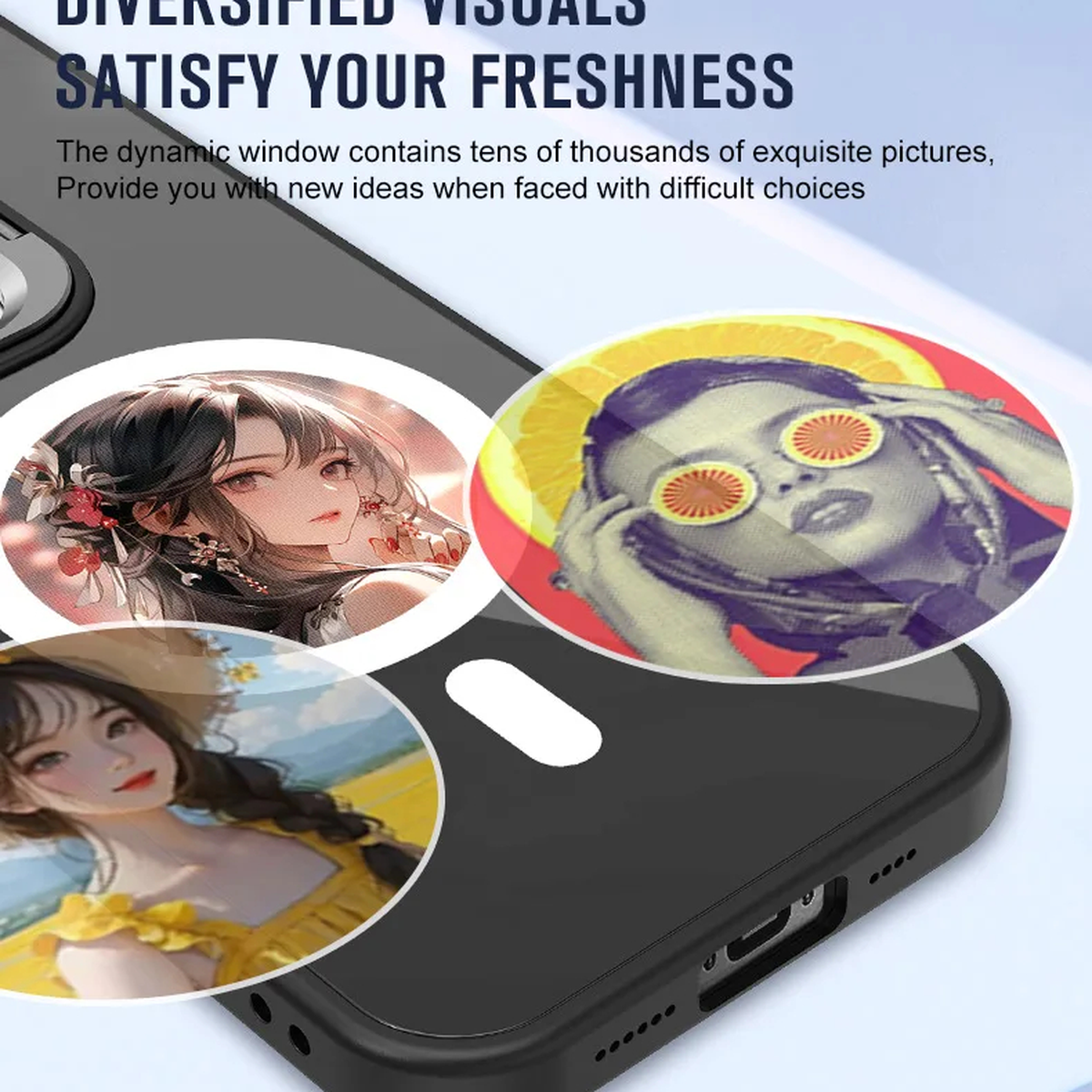 NFC E-Ink Display Phone Case for iPhone 13–16 Models