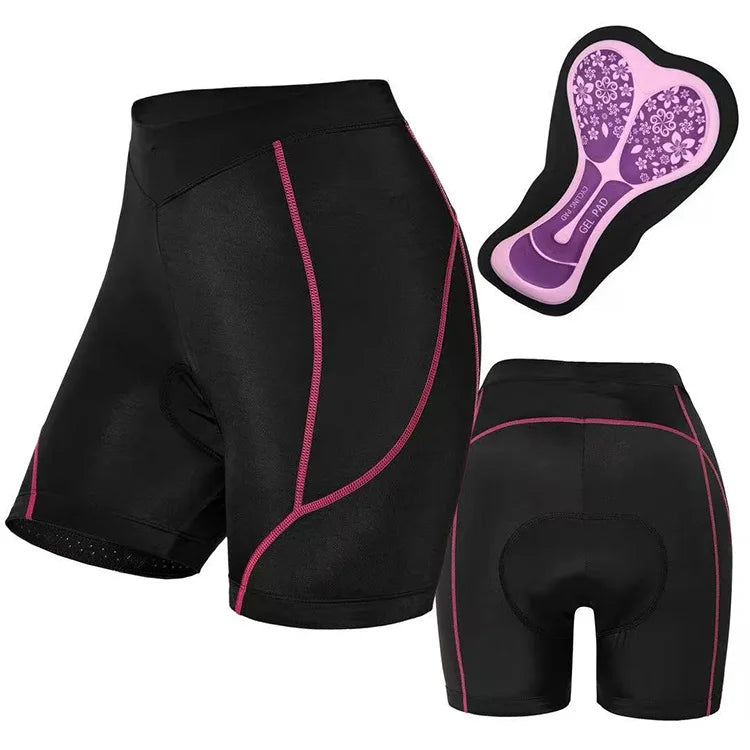 Women's Padded Cycling Shorts Underwear for Road & Spin