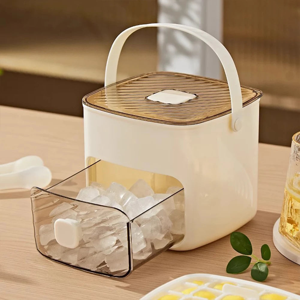 Portable Ice Cube Maker with Storage Drawer — 2 Sizes