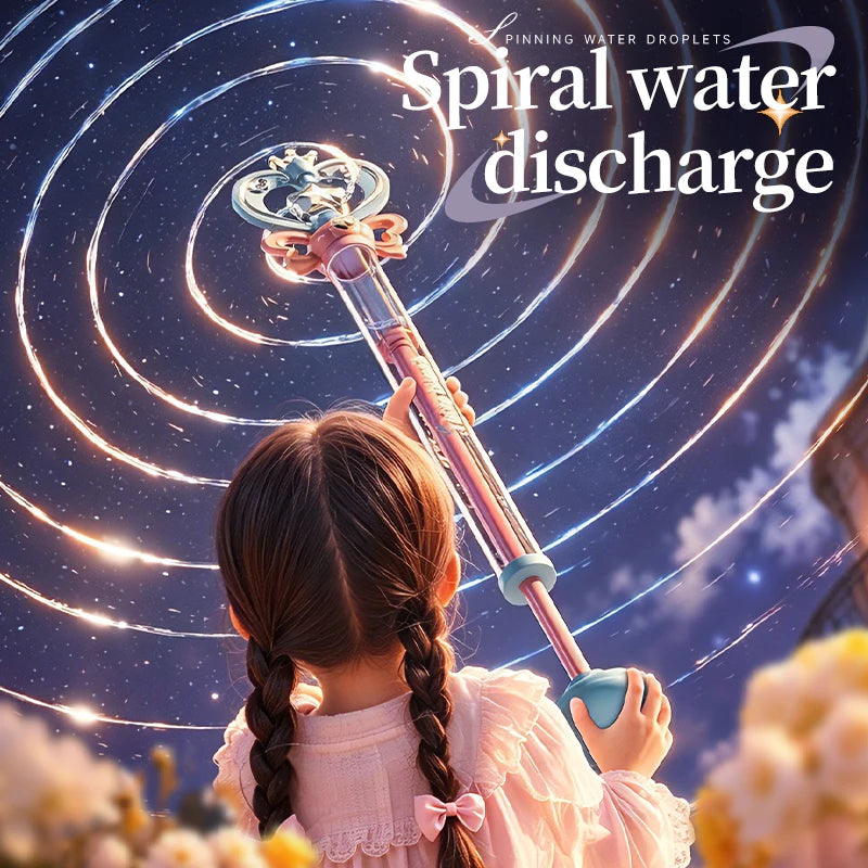 Fairy Spiral Water Wand Gun for Kids - Summer Outdoor Toy