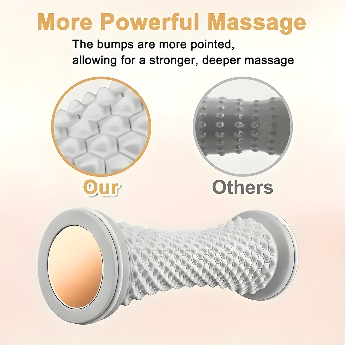 Compact Foot Massage Roller for Feet & Legs, 4 Color Options