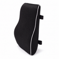 Contoured Memory Foam Lumbar Cushion with Chair Straps