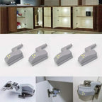 LED Cabinet Hinge Lights - Automatic Sensor Kitchen Cupboard Lighting
