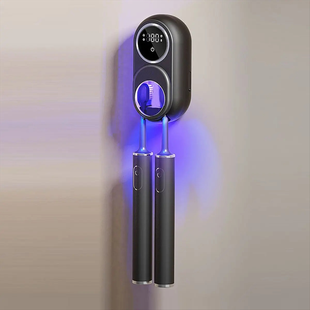 UV Toothbrush Sterilizer – Wall-Mount Holder & Sanitizer