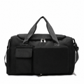 Travel Duffel Bag with Separate Shoe Compartment and Front Pockets