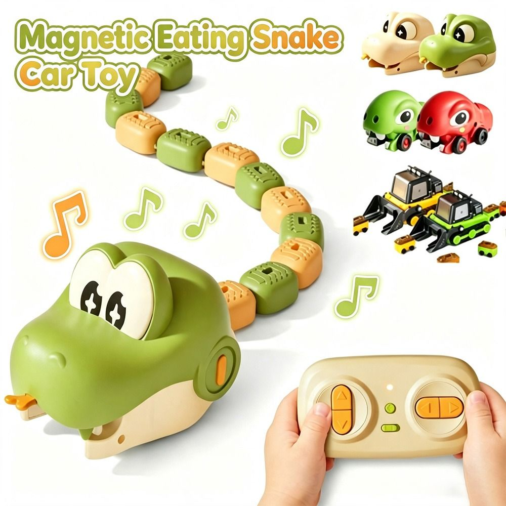 Magnetic Remote-Controlled Snake Toy Set with Refill Options
