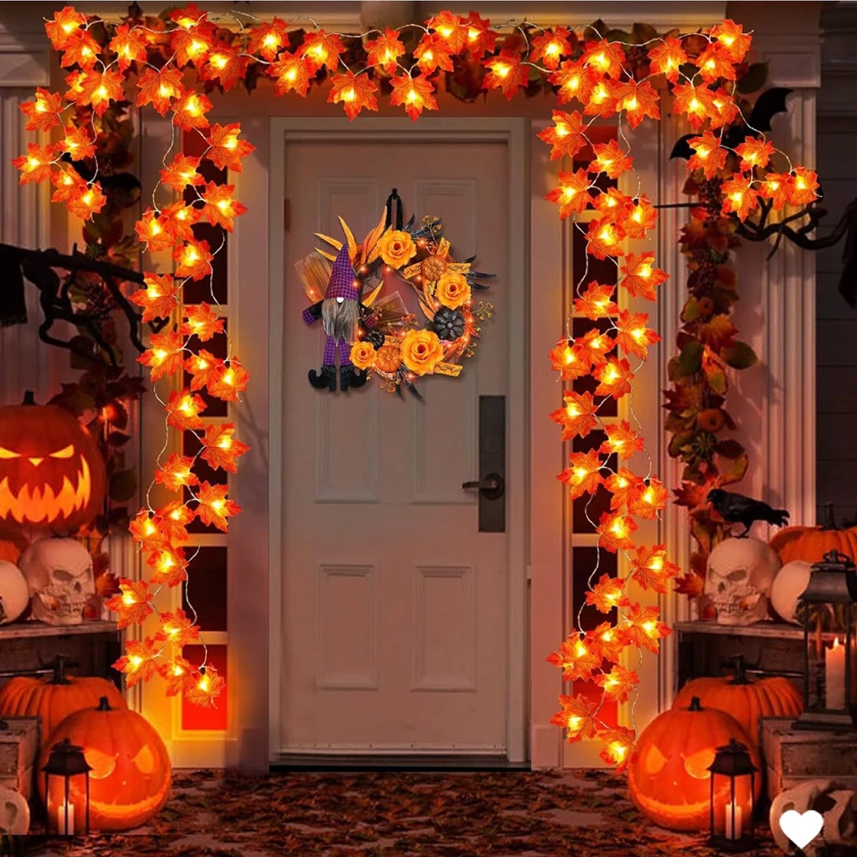 USB Maple Leaf String Lights in Three Autumn Lengths