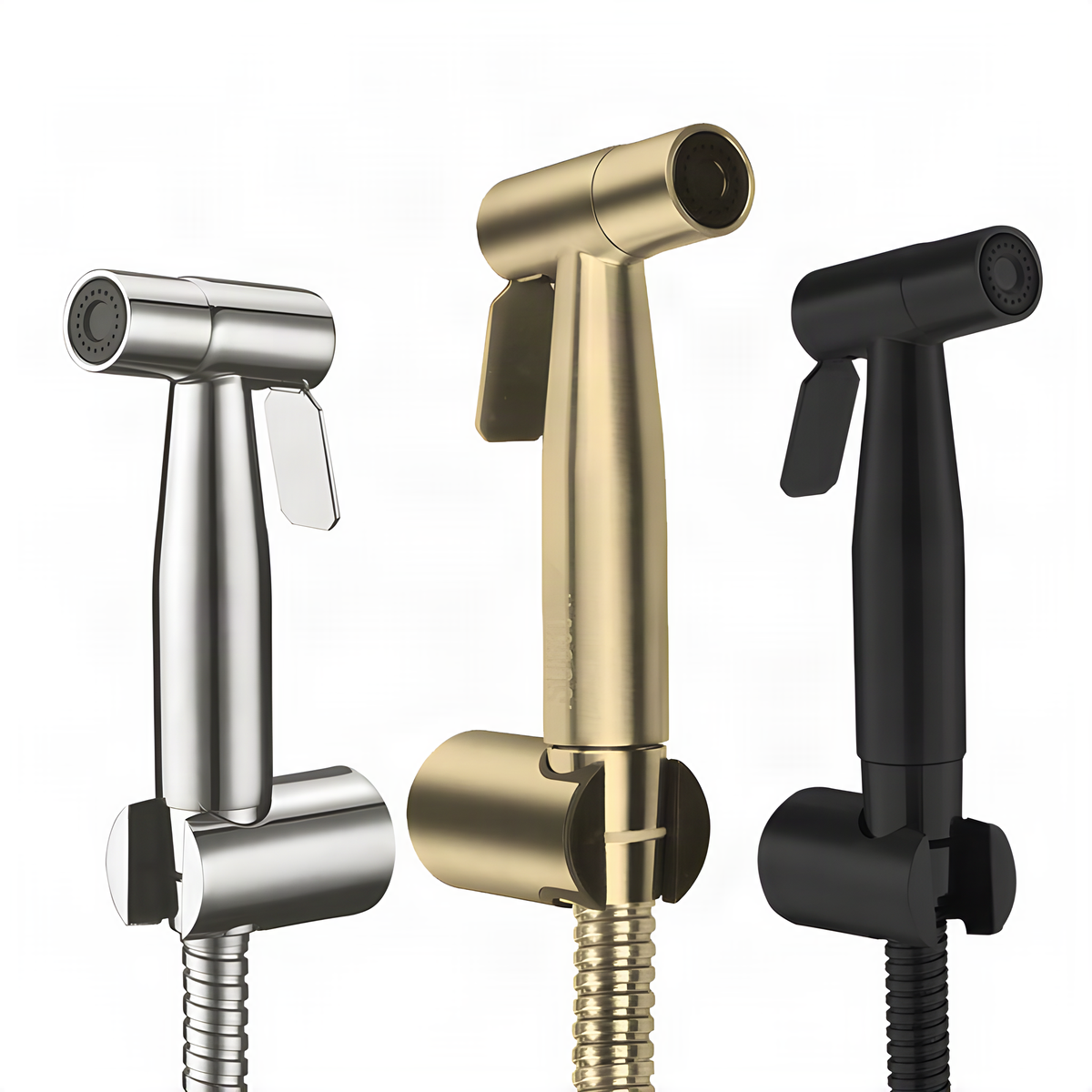 Handheld Bidet Sprayer Set with Hose, Holder and Valve
