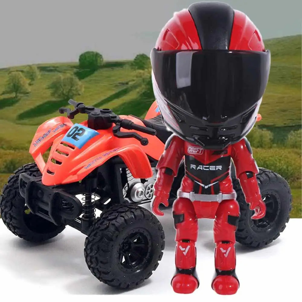 Transforming Rider Action Figure – Alloy Helmet-to-Rider 12cm