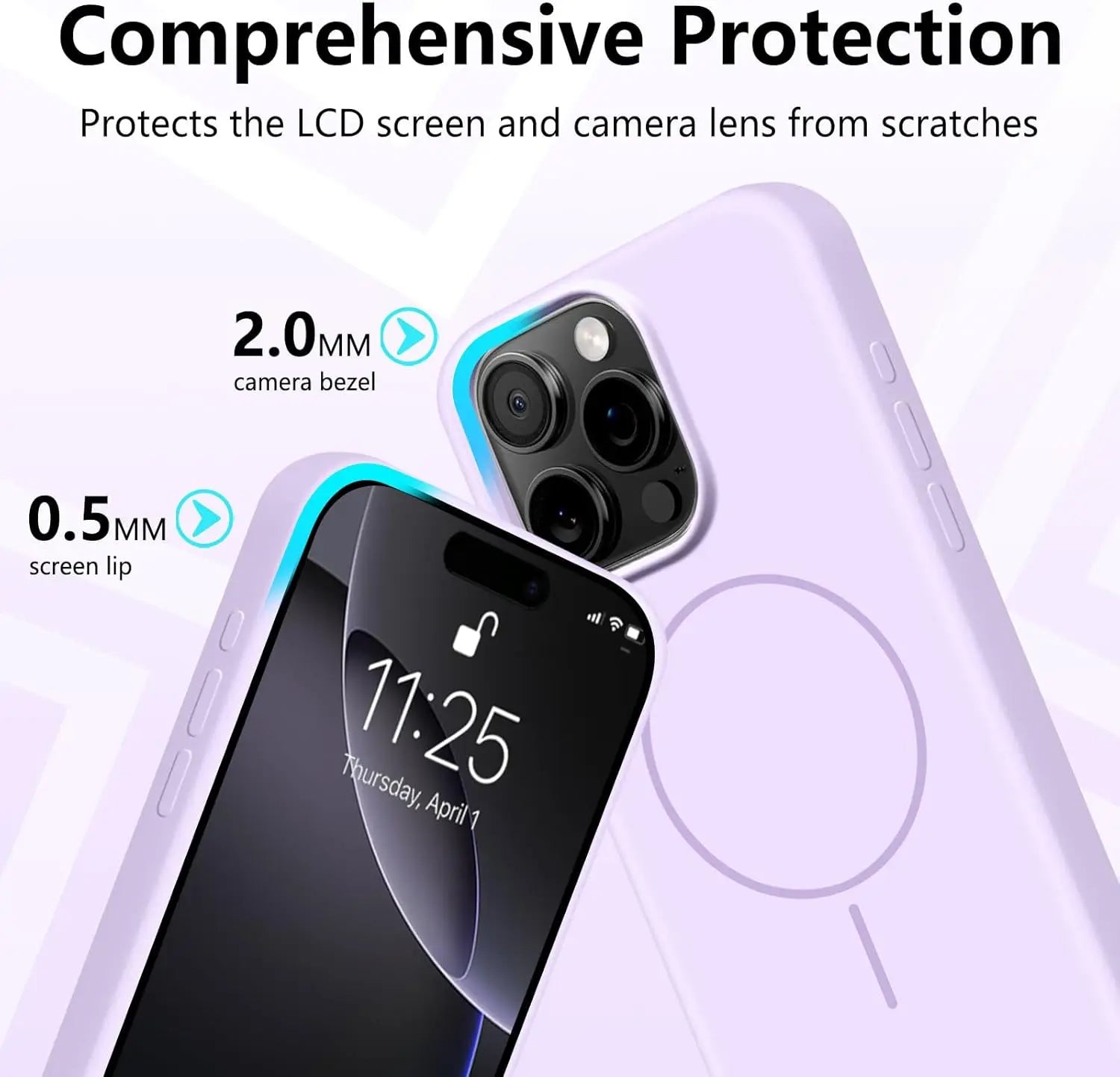 Magnetic Phone Case with Lanyard Strap - Compatible with iPhone 14/15/16