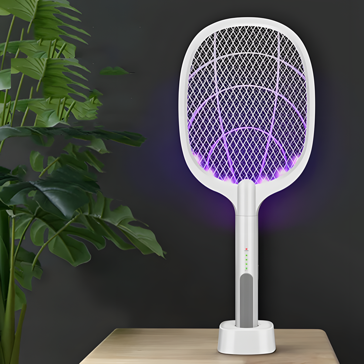 Rechargeable Electric Fly Swatter with Charging Base