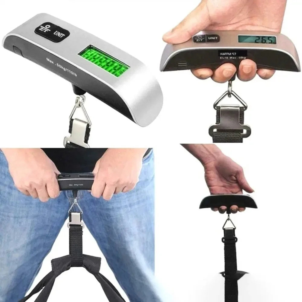 TradixPro portable digital scale showing a compact, easy-to-read display for precise travel and home weighing.